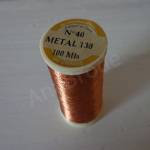 Metallic Thread Fil Au Chinois 40 Copper 130